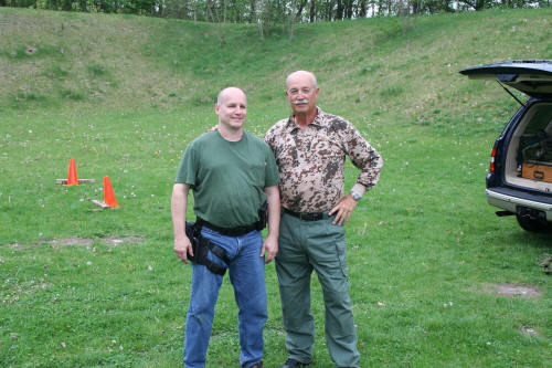 US Martial Tactical Instructor John Viol and Ken Hackathorn